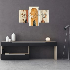 Kép - Vázák boltívekben (90x60 cm)