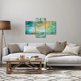 A kék absztrakció képe (90x60 cm)