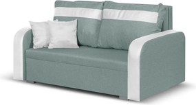 KONRAD Kétszemélyes kinyitható kanapé Menta/fehér