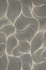 Drapp -arany modern levél mintás tapéta (6230409-22)