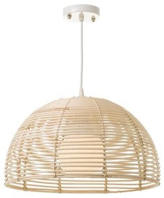 Natúr színű rattan mennyezeti lámpa rattan búrával ø 38 cm Natural Way – Casa Selección