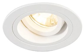 Okos süllyesztett spotlámpa fehér kerek dönthető, Wi-Fi GU10-zel - Chuck