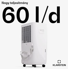 Klarstein DryFy Pro Connect Smart, Párátlanító, WiFi, Kompresszor, 60l/24 h, 45-65 m²