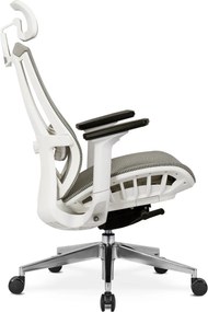 Forgószék ergonomikus kialakítással, bézs színben. SKY