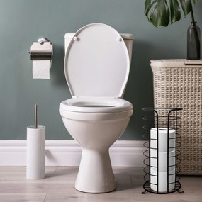 Álló WC papír tartó Black 322743A