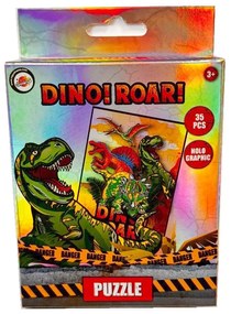 Dinoszaurusz Roar hologrammos mini puzzle 35 db-os