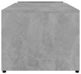 Betonszürke szerelt fa dohányzóasztal 90 x 45 x 35 cm