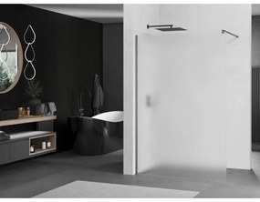 Mexen Kioto, Walk-In zuhany paraván 110 x 200 cm, 8 mm matt üveg, grafit profil, 800-110-101-66-30
