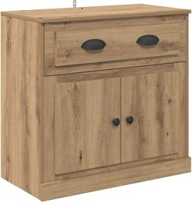 vidaXL Magasfiú fiókkal Artisan tölgy 70 x 35,5 x 67,5 cm Faanyag