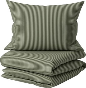 Pamut ágynemű SOFT STRIPES zöld Ágyneműhuzat mérete: 70 x 80 cm | 140 x 200 cm