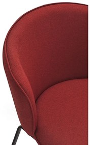 Piros kárpitozott étkezőfotel szett 2 db-os Add – Teulat