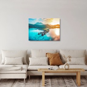 Üveg kép - Bora Bora (70x50 cm)