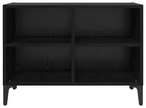 vidaXL TV szekrény garnitúra Fekete 69,5 x 30 x 50 cm Faanyag