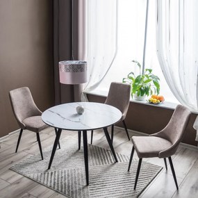 Ideal étkezőasztal márványos 100cm