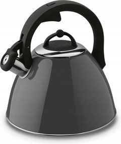 Hagyományos acél vízforraló Konighoffer 3 l szürke és ezüst árnyalatok