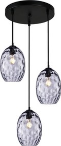 Italux Novala PND-3031-3A-BK-SG Függőlámpa 3x40W/E27 IP20