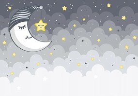 Gyerek fotótapéta Hold Csillagok XXL 312x219