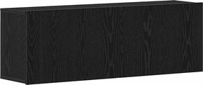 vidaXL 2 db fekete tölgyfa TV-szekrény 120 x 30 x 41 cm