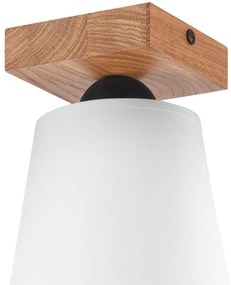 Felületre szerelhető csillár LULA 1xE27/60W/230V tölgy