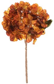 Narancssárga hortenzia - művirág, 62 cm