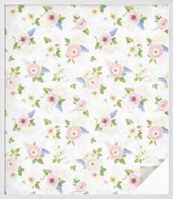 Tejfólia Ablaküveg Védelem és Adatvédelem Virágmintás 100x116 cm