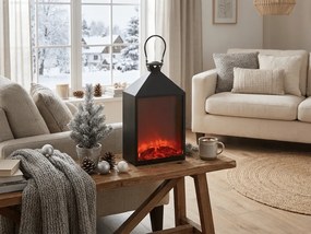LED dekoráció lámpás COZY WARM 55x30 cm, fekete