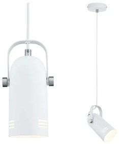 Paulmann 79767 - LED 1xE27/8W Kábeles függőlámpa LAVEA 230V fehér