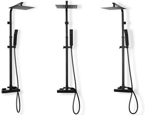 Termosztátos zuhanyszett Rea FENIX  Milan black mat