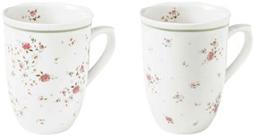 Nonna Rosa 2 db fehér porcelán bögre - Brandani