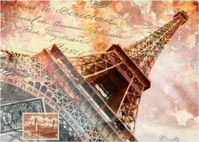Kép - Eiffel-torony vintage stílusban (70x50 cm)