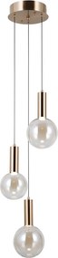Italux modern függeszték strela borostyán arany itxpnd-34378-3s-hbr