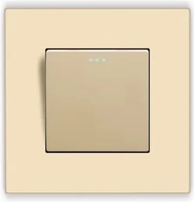 Villanykapcsoló Szimpla 1K Billentyűs Műanyag Pc Klasszikus Kapcsoló