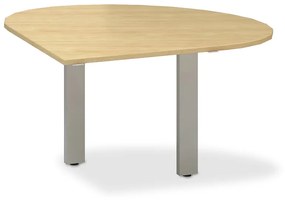 Irodai íróasztal 120 x 120 cm, ProOffice C, jobb, vadkörte