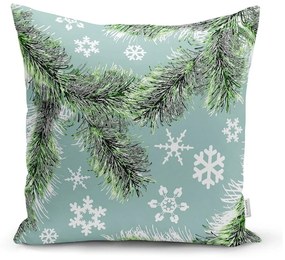 Karácsonyi mintás textil párnahuzat 43x43 cm – Mila Home