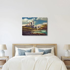 Kép - Középkori vár (70x50 cm)