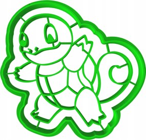 Sütemény lyukasztó forma Pokemon Squirtle 1 8cm