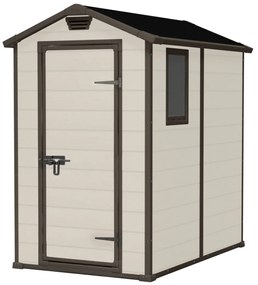 Keter Manor 4x6 műanyag szerszámos ház 198x130x192cm Bézs színű