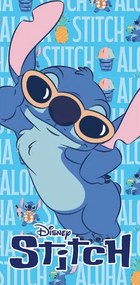 Disney Lilo és Stitch, A csillagkutya Cool Aloha fürdőlepedő, strand törölköző 70x140 cm (Fast Dry)