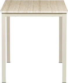 Étkezőasztal 110x70x75 cm, MDF, travertin, GDT-202 TRV