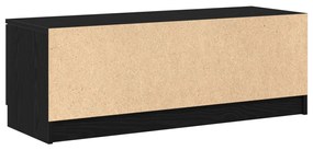 TV Szekrény Fekete Tölgy 102x35x36,5 cm Műgyanta