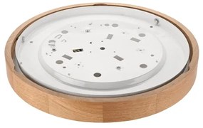 Mennyezeti lámpa OAK SLIM 2xE27/60W/230V tölgy átm. 37 cm