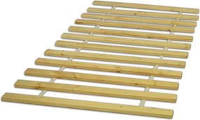 Léces ágyrács textillel 90x200 cm