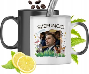 Mágikus Bögre Fekete Színváltós, fényképes nyomattal