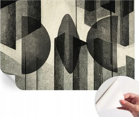 Öntapadós fotótapéta Egyszerű összeszerelés Geometrikus formák 104x70 cm