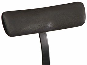 2 db fekete tömör mangófa bárszékek 49x43x103 cm