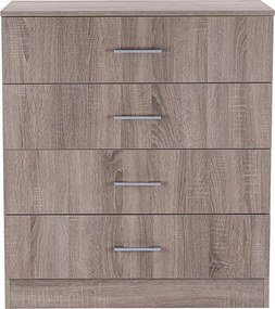 Miami komód 4 fiókos 80x92 cm yorki tölgy-yorki tölgy