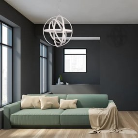 LED Csillár zsinóron COPERNICUS 1xLED/260W/230V fehér