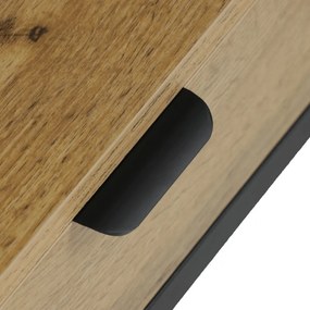 CT-I1201 tölgy MDF dohányzóasztal 100 × 50 × 48 cm