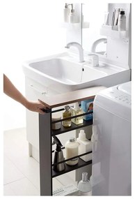 Fekete fém fürdőszobai polcos állvány 47,5x81 cm Tower – YAMAZAKI