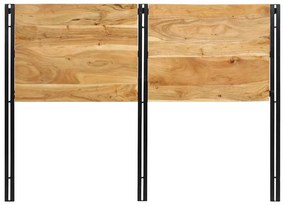 tömör fa akác és vas fejtámla 140 cm